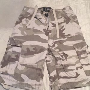 Camo champs sports gear cargo shorts